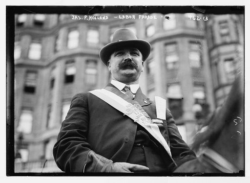 Jas. P. Holland, labor parade