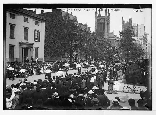 Anti-Buttrick men in Labor Parade