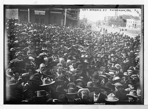Taft audience at Hutchison, Kas. [Kansas