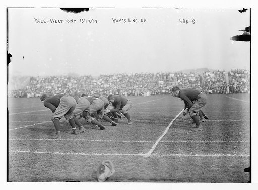 Yale-West Point [football game], Yale line-up