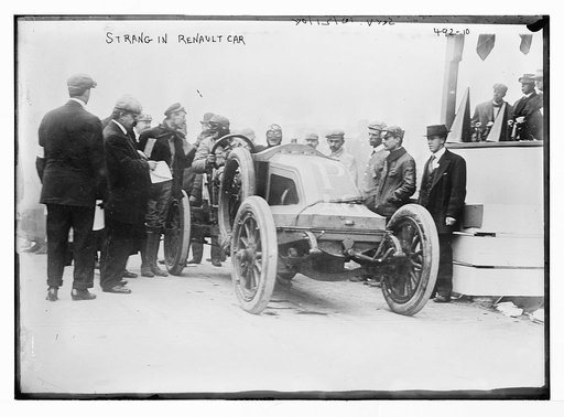 Strang in Renault car