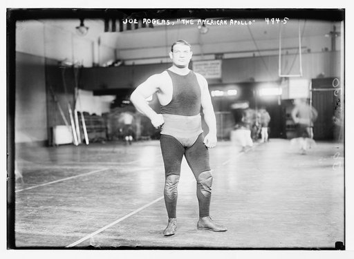 Joe Rogers, "The America Apollo" [in gymnasium