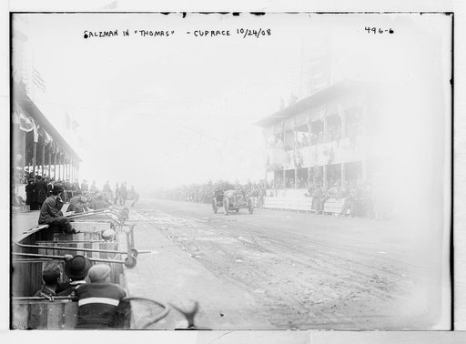 Salzman in "Thomas"- cup race [Vanderbilt Cup Auto Race