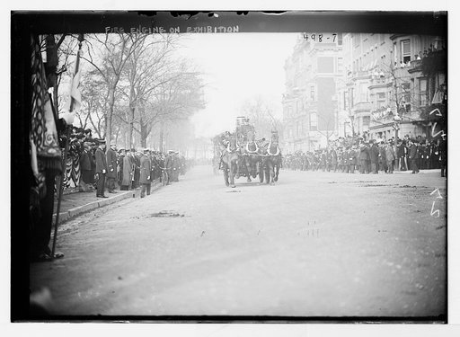 Fire engine on exhibition [New York