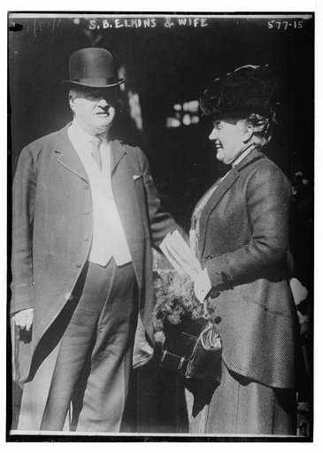 S.B. Elkins & wife