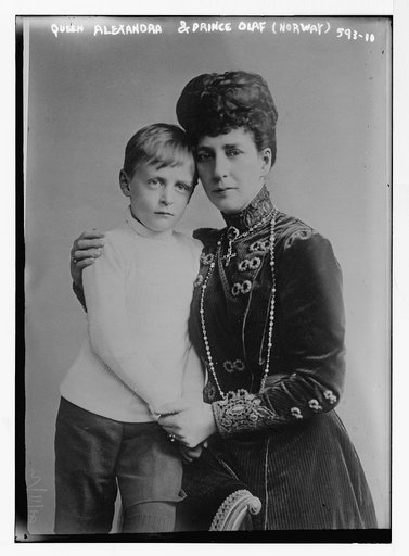 Queen Alexandra and Prince Olaf (Norway)