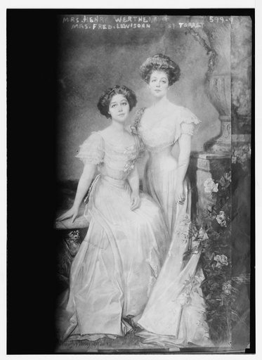Mrs. Henry Wertheim and Mrs. Fred. Lewisohn