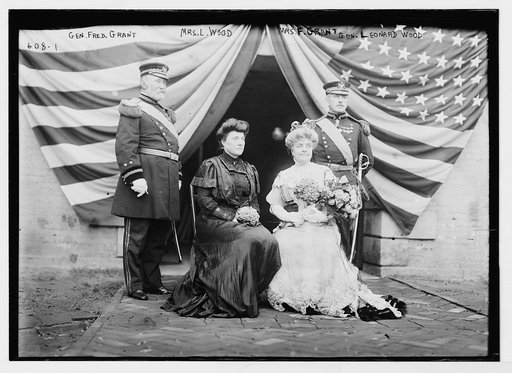 Gen. Fred. Grant, Mrs. L. Wood, Mrs. F. Grant, Gen. Leonard Wood