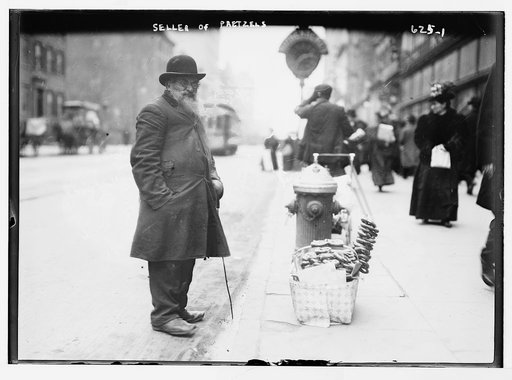 Seller of pretzels  [6th Ave., New York