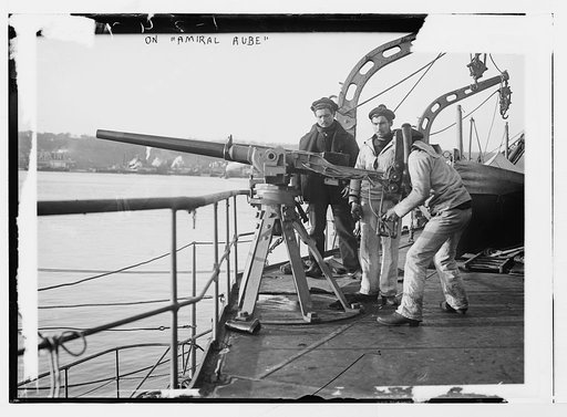 On "Amiral Aube"