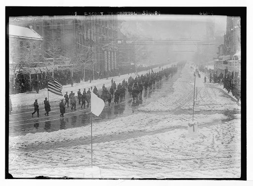 Inaugural parade, escorting Taft to Capitol, Washington, D.C.