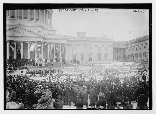 Taft Inauguration, inaugural stand at Capitol, Washington, D.C