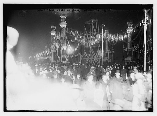 Court of Honor, nightime, crowd, Washington, D.C