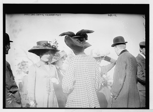 Mrs. Jas. Davis, with others, at Cedarhurst Cup Horse Show