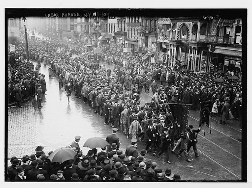 Labor Day parade, marchers, New York