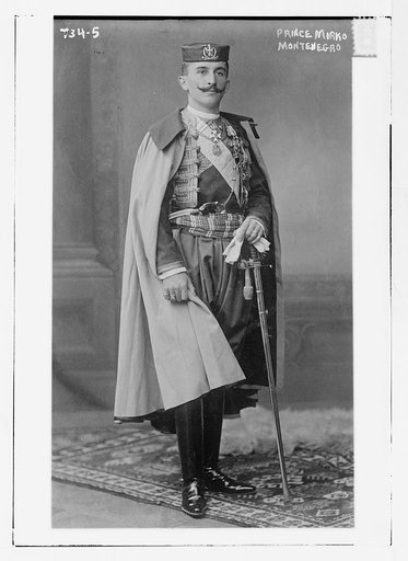 Prince Mirko, Montenegro, in uniform