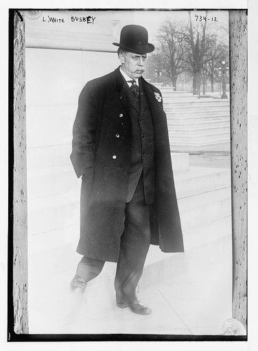 L. White Busbey, descending steps