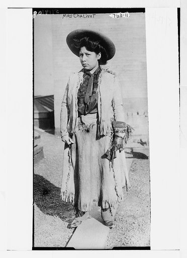 Mrs. Chalivat, in western dress