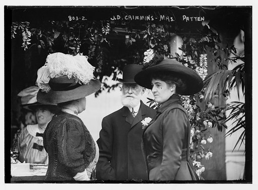 J.D. Crimmins, Mrs. Patten, and unidentified lady, Hope Farm Fair