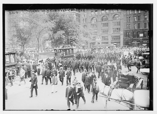 Parade of N.Y. letter carriers
