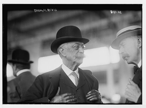 Theo. M. Davis, with unidentified gentleman