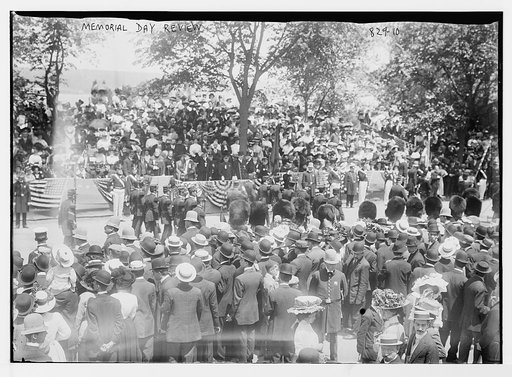Crowd at Memorial Day Review