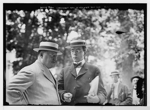 Harry Thaw, with unidentified gentleman