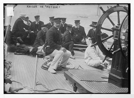 Kaiser on ship "Meteor"