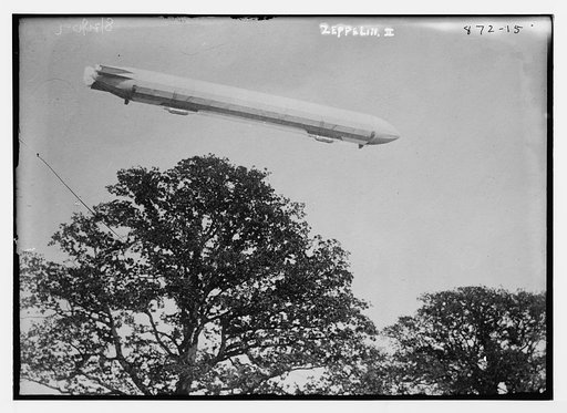 Zeppelin III in flight