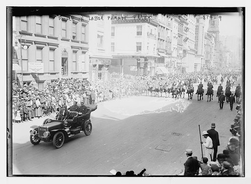 Police in Labor Parade, New York