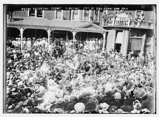 Crowd to welcome Peary, Sydney