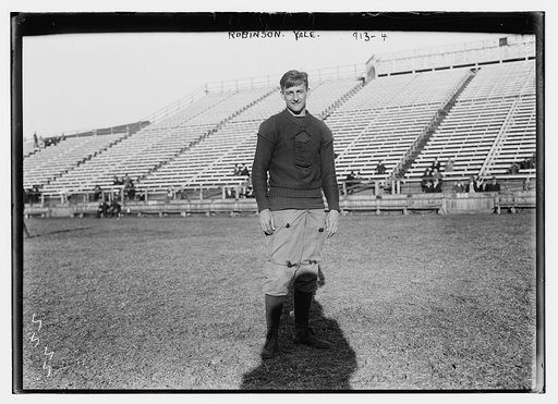Robinson, Yale Varsity football team on field