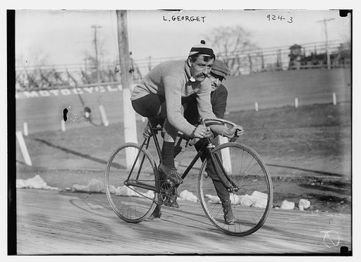 Cyclist L. Georget