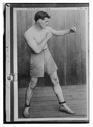 Dan A. Sullivan in boxing pose
