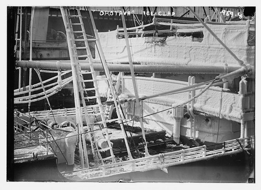 Deck of Orotava clad with ice