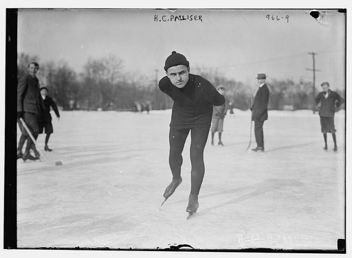 H.C. Palliser ice-skating