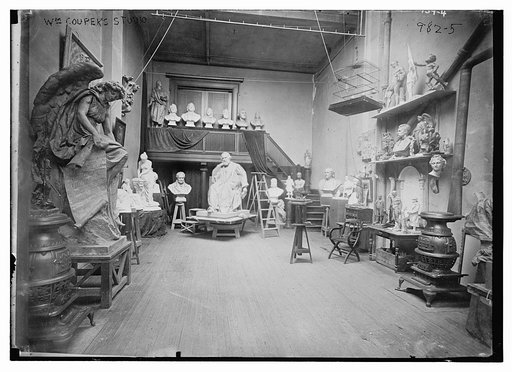 Sculpture studio of Wm. Couper, interior