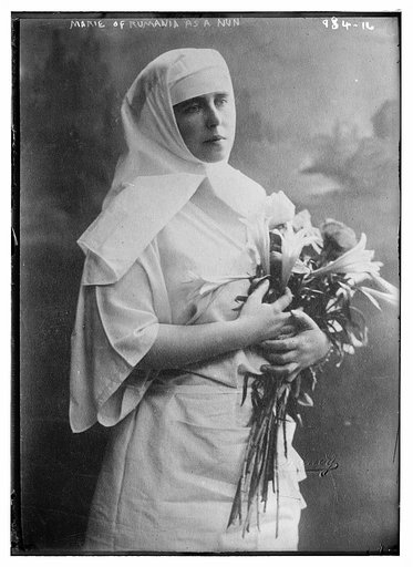 Marie of Roumania as a nun