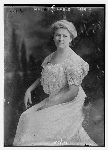 Mrs. Robt. Gamble seated