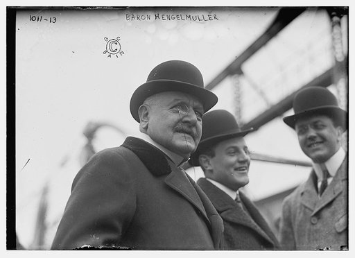 Baron Hengelmuller with others