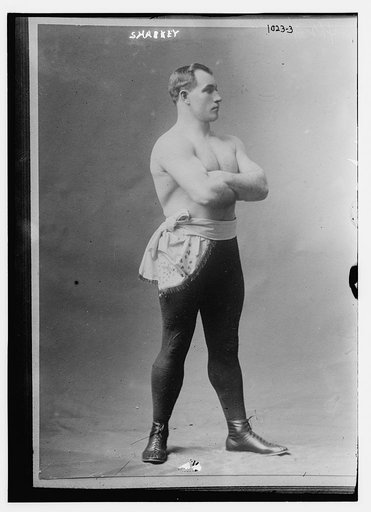 Sharkey in athletic outfit