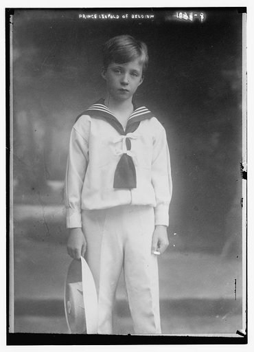 Prince Leopold of Belgium  in sailor suit