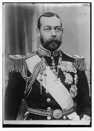 King George of England, in uniform