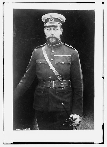 King George of England in uniform, Rotary Photo