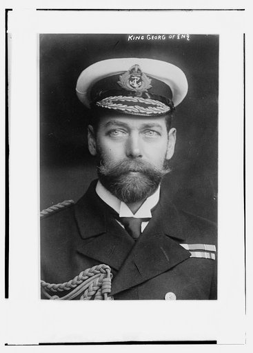 King George of England in uniform, Rotary Photo