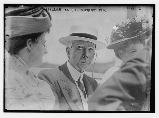 J.D. Rockefeller with others on his birthday