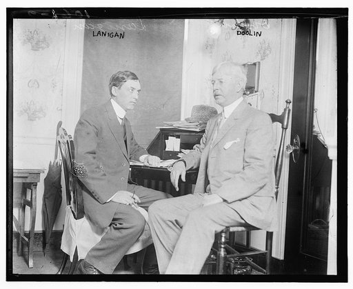 Lanigan and Doolin at desk
