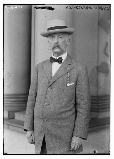 Adj. Gen. Andrews in civilian clothes