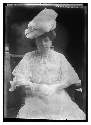 Madam Moreau-Chaslan seated