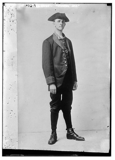 J.A. Krohn - "Colonial Jack" - in colonial outfit